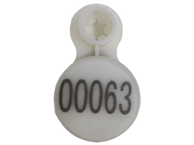 Ушная бирка с биочипом